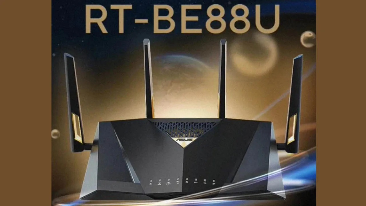 ASUS tillkännagav lanseringen av dubbelbandsroutern RT-BE88U med WiFi 7 och AI-funktioner