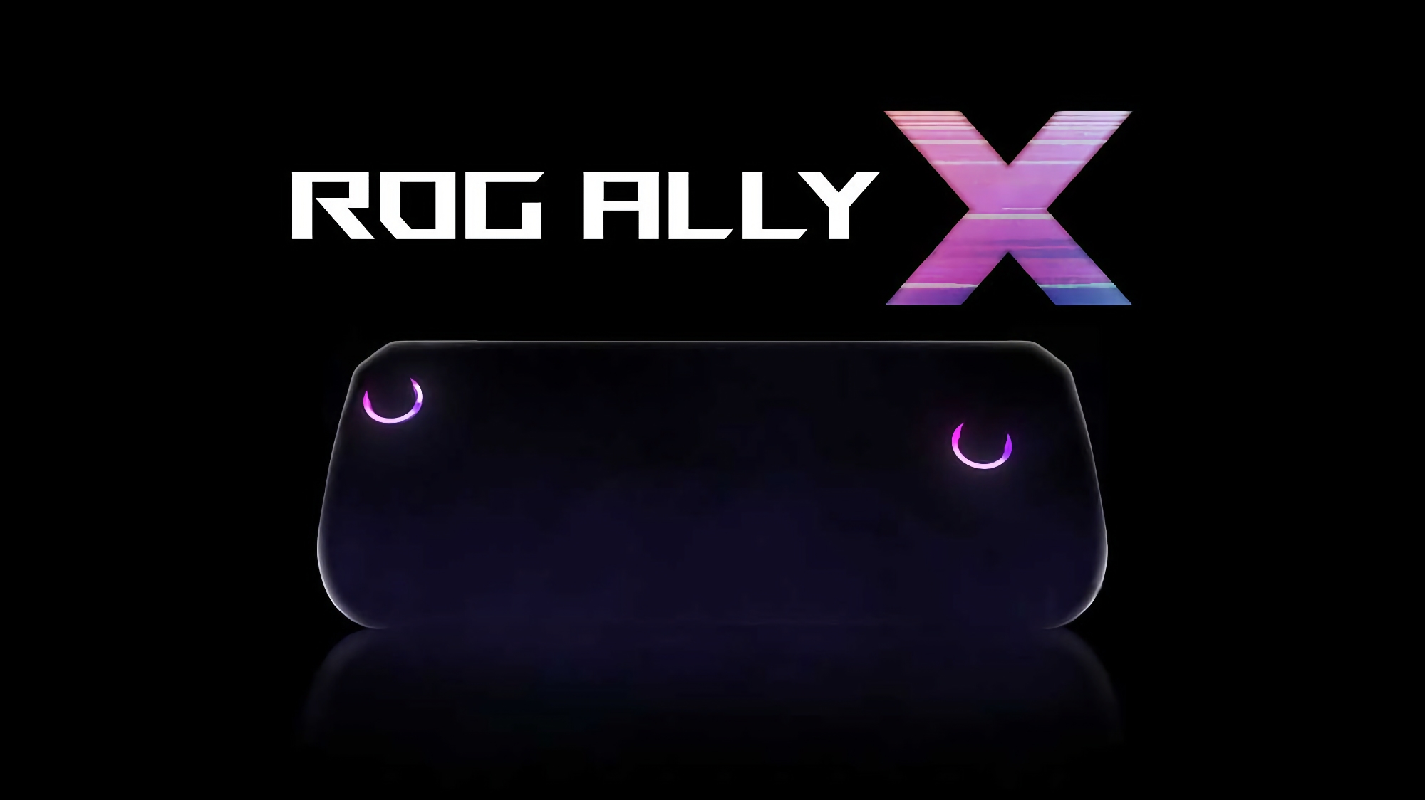 ASUS visar upp spelkonsolen ROG Ally X på Computex 2024 den 2 juni