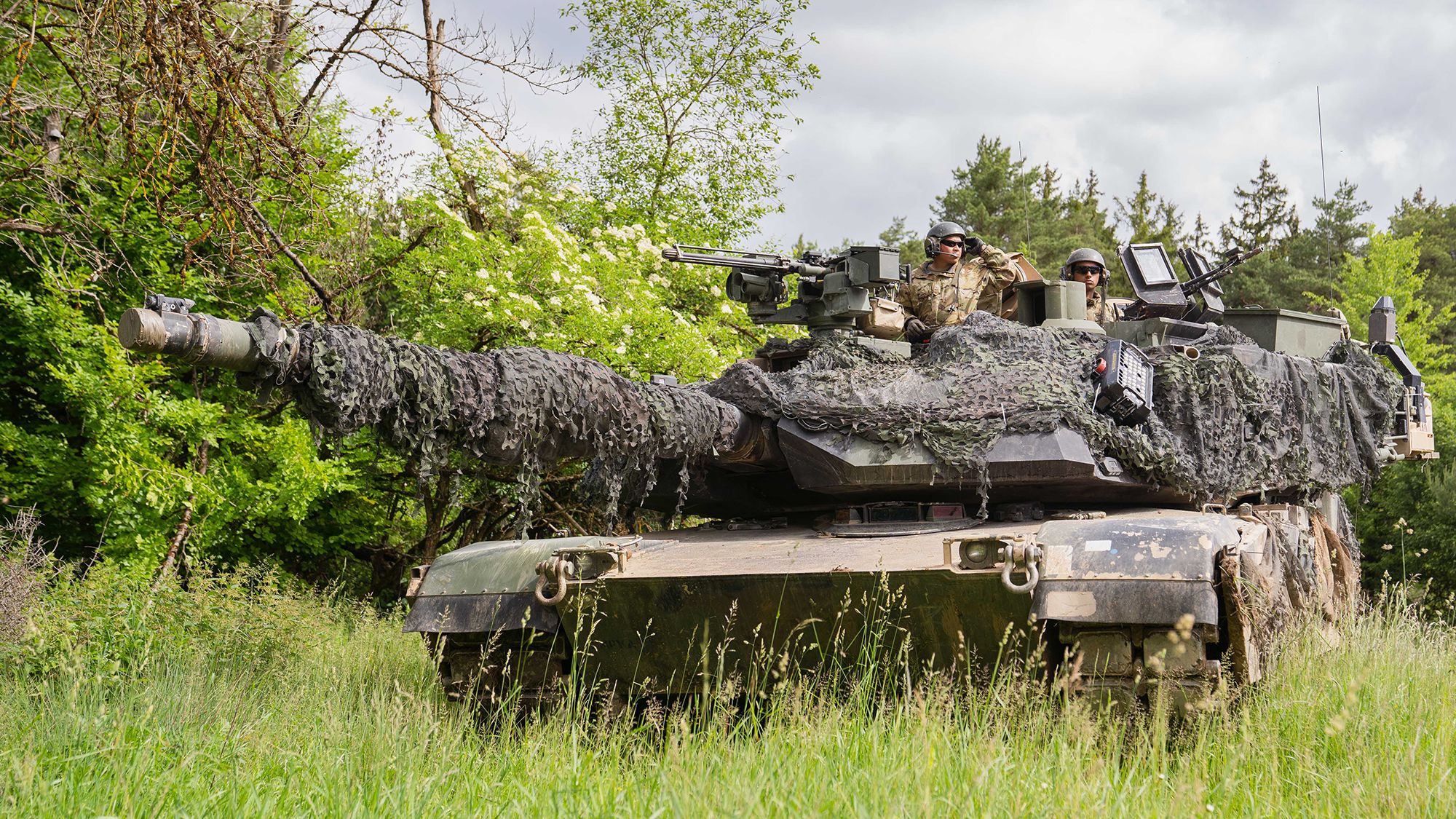 Ukrainska stridsvagnssoldater visade hur de tränar på amerikanska M1A1 Abrams-stridsvagnar