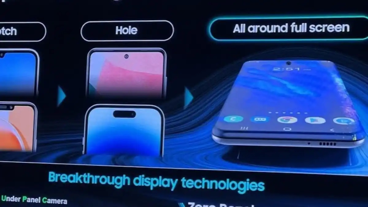 Samsung har presenterat den första helt ramlösa OLED-skärmen för smartphones