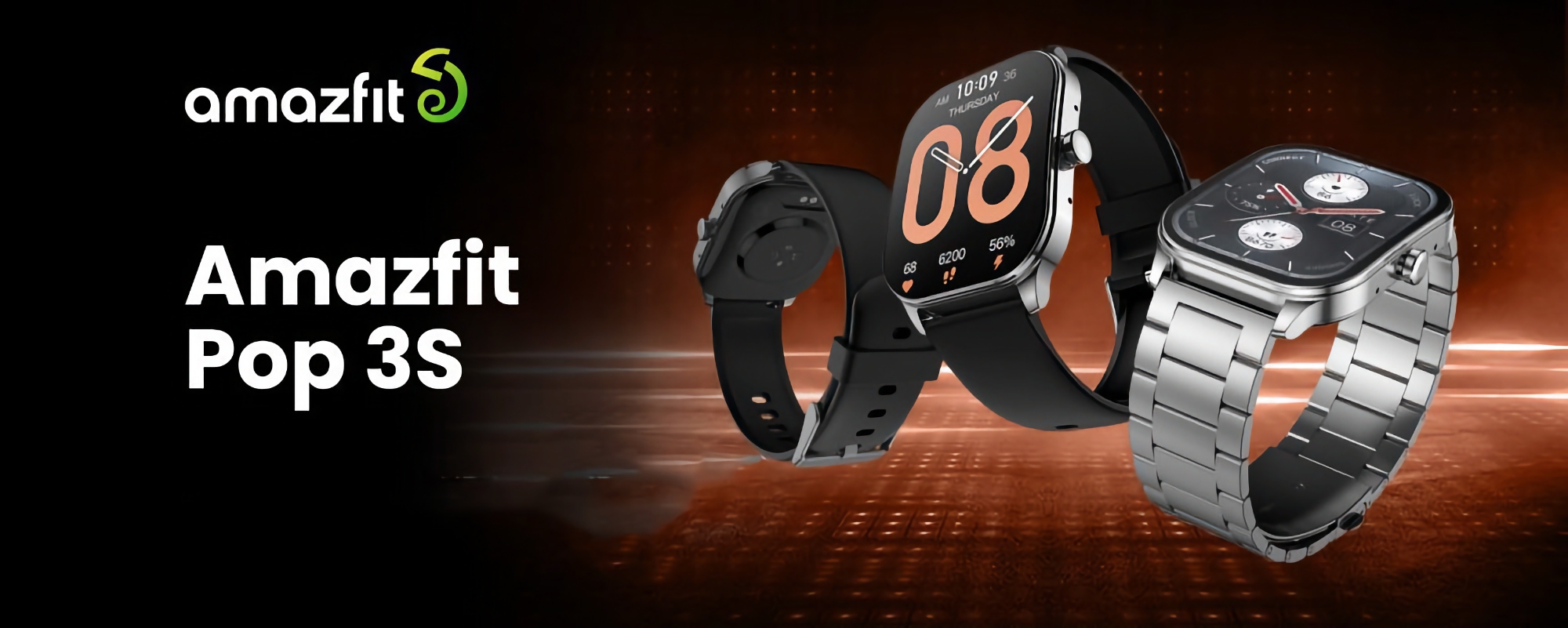 Amazfit lanserar Pop 3S smartwatch med AMOLED-skärm, SpO2-sensor och upp till 12 dagars batteritid