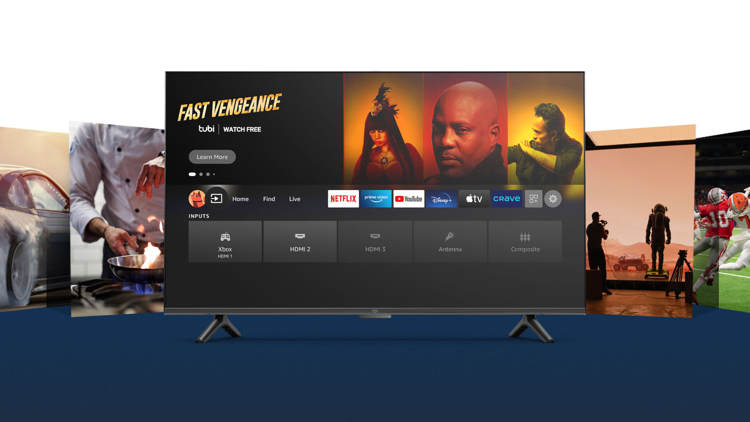 Amazon Fire TV Omni med en 4K 50-tums skärm kan köpas med en rabatt på $ 200