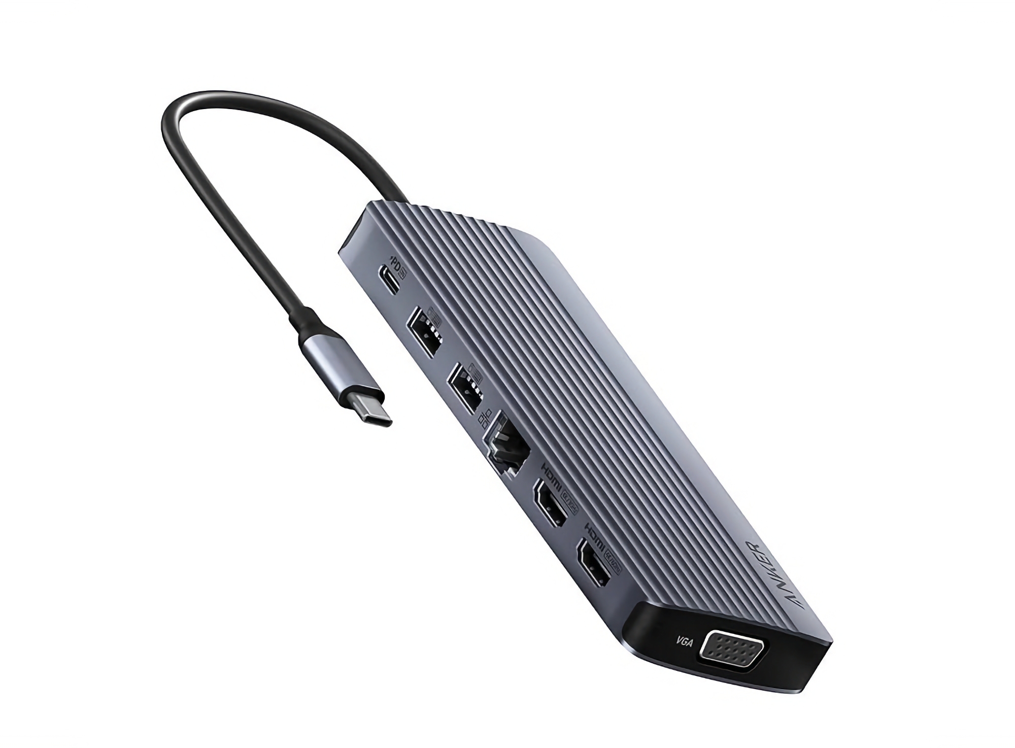 Anker har introducerat en USB-C-hubb (14-in-1) i Europa med stöd för upp till 3 bildskärmar och ett pris på €79