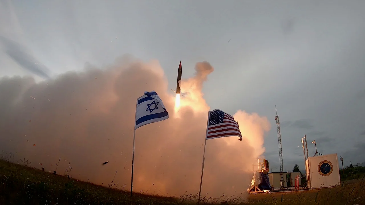 Israel tillkännagav officiellt att man för första gången fångat upp en missil med hjälp av det extraatmosfäriska missilförsvarssystemet Arrow-3
