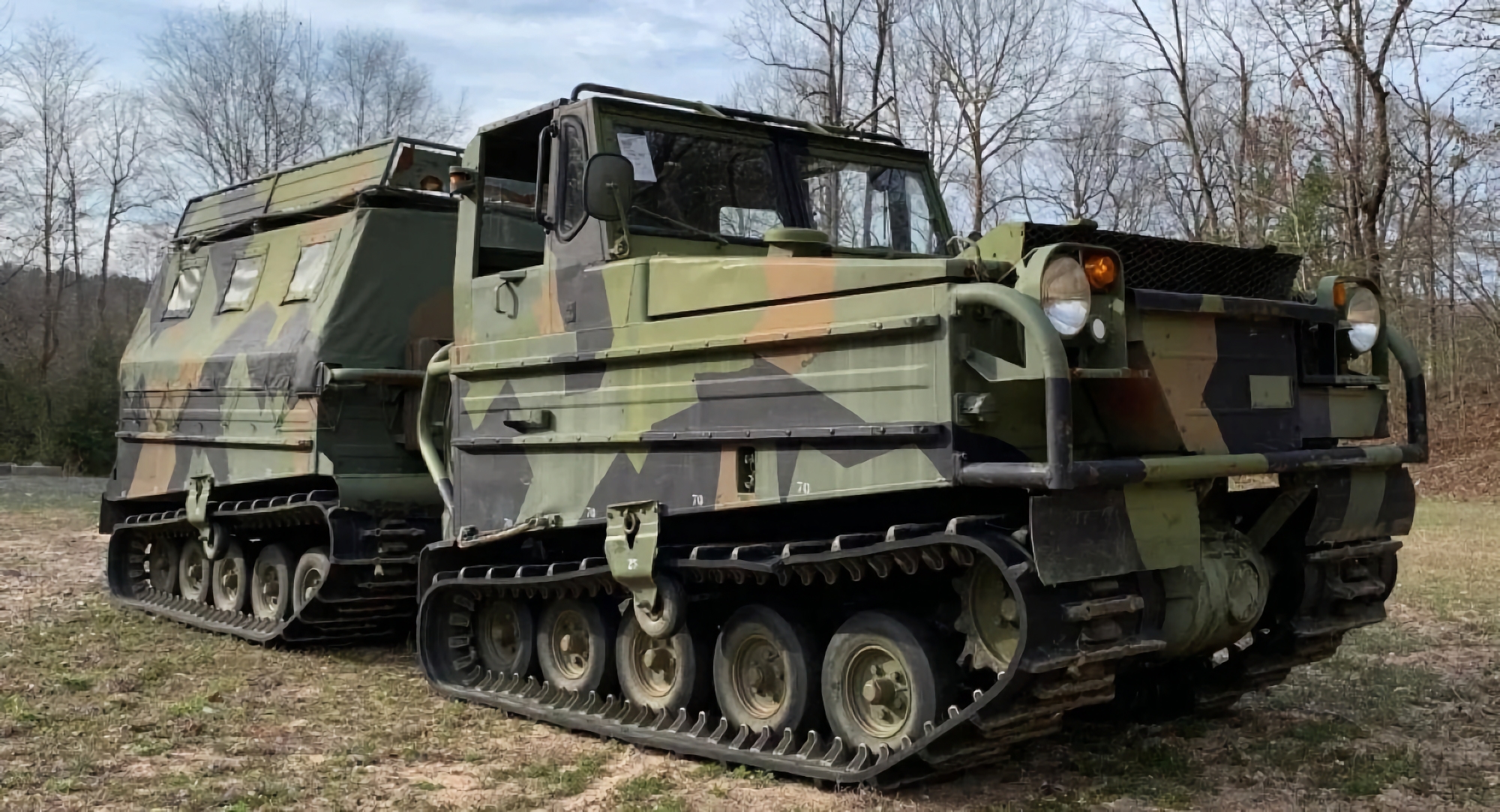 Ukrainska armén får norska terrängfordon Bandvagn 202