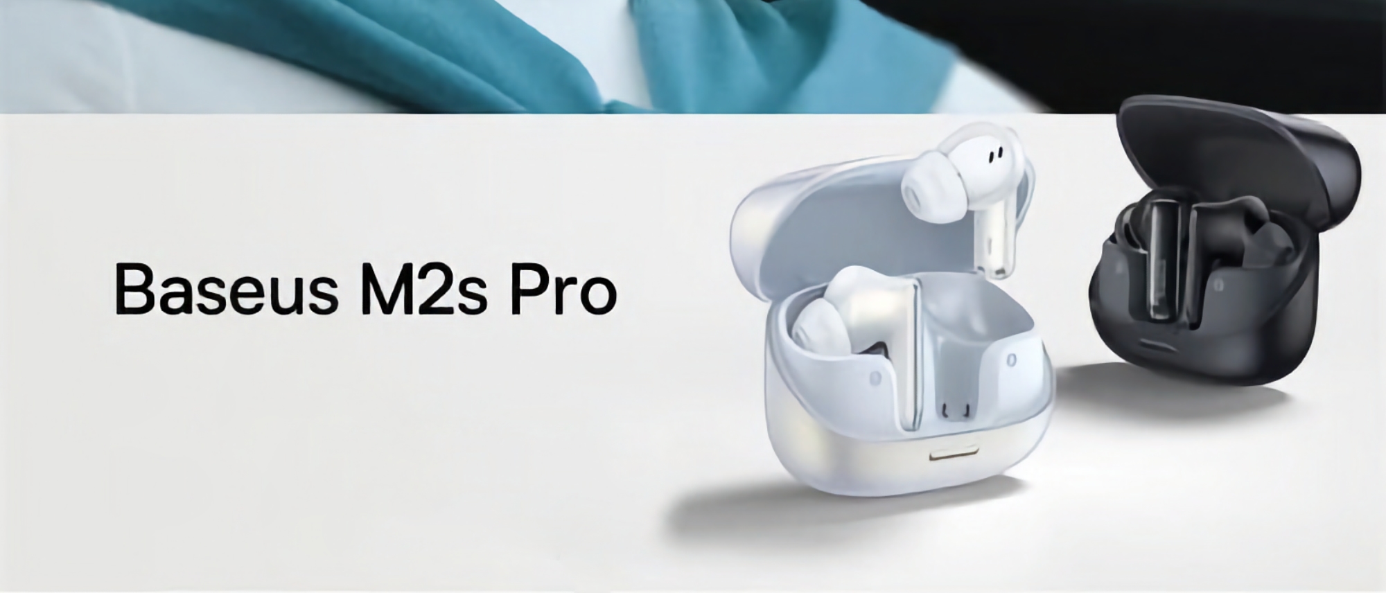Baseus M2s Pro: True Wireless med ANC, Bluetooth 5.4 och Hi-Res Audio för 45 USD