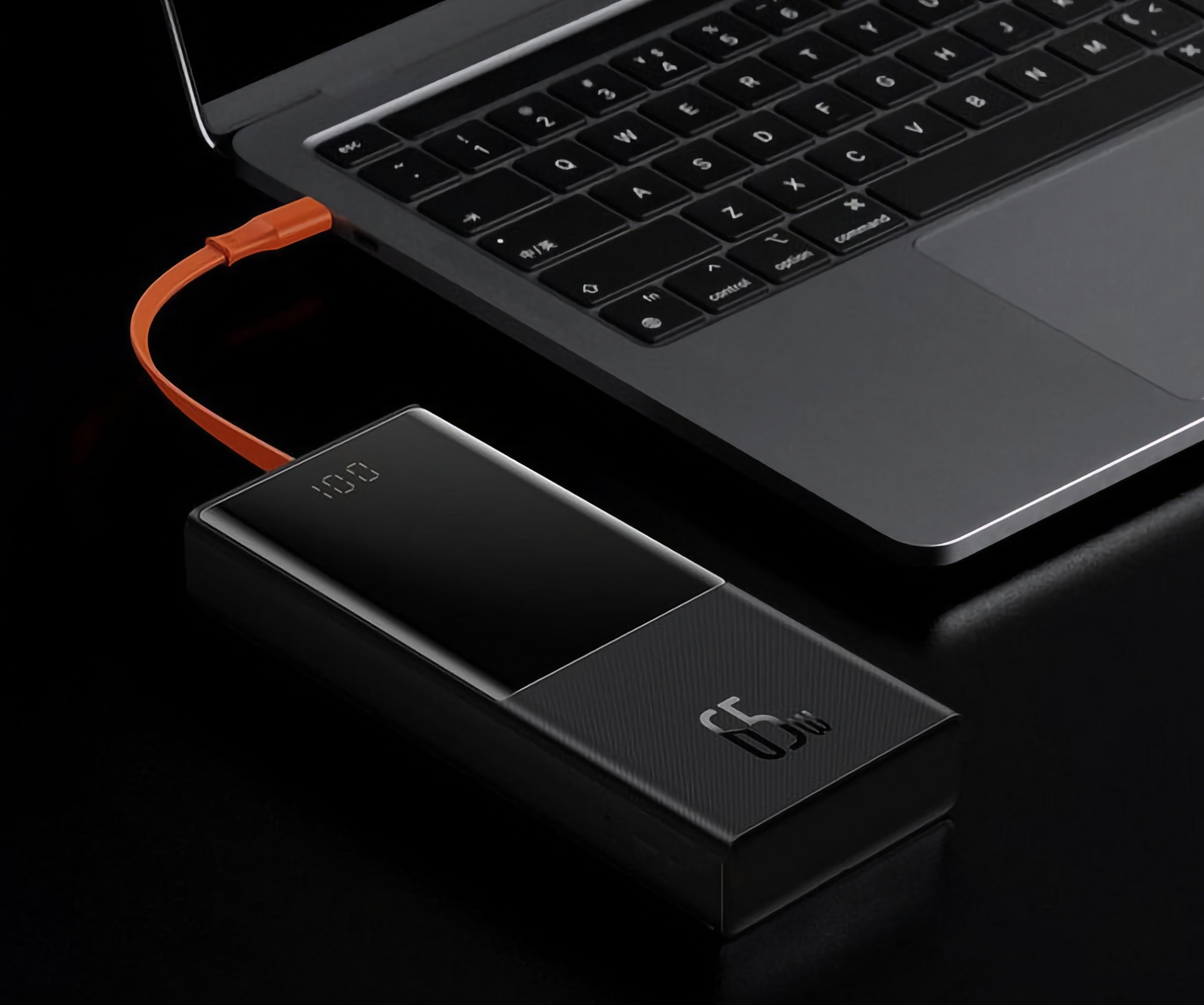 Baseus 20 000 mAh-batteri med 65W effekt och inbyggd USB-C-kabel finns tillgängligt på Amazon med 17% rabatt