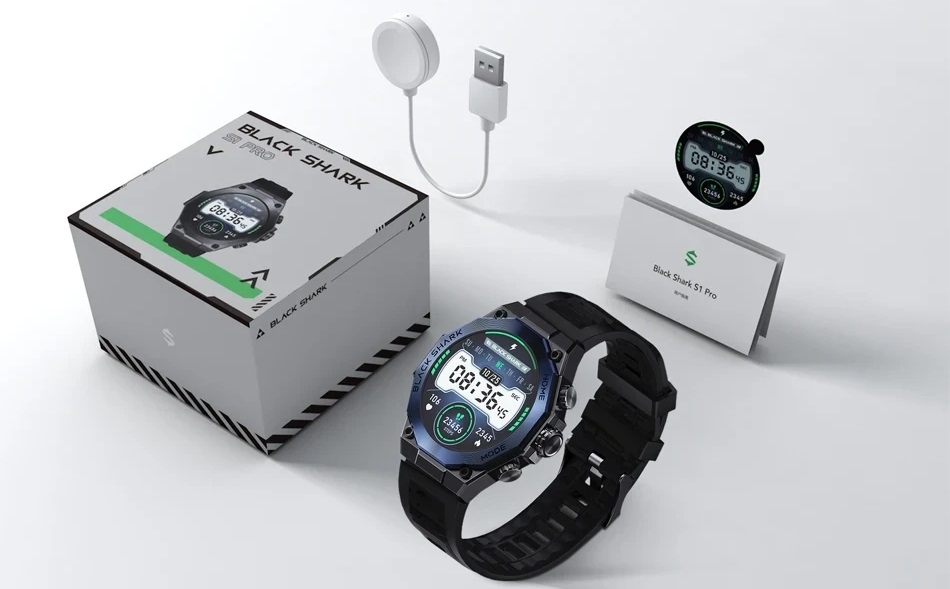 Black Shark S1 Pro är en smart klocka med IP68-skydd, FC och ChatGPT-stöd till ett pris av 69 USD