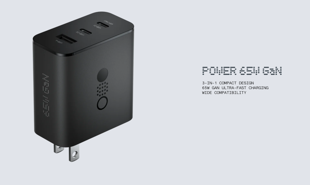 CMF Power 65W GaN: 65W laddare med tre portar för $36