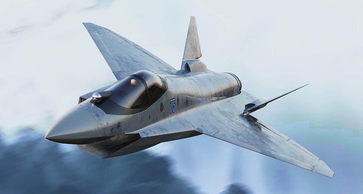 Ryssarna har för första gången visat hur den obemannade versionen av femte generationens stridsflygplan Su-75 Checkmate kommer att se ut