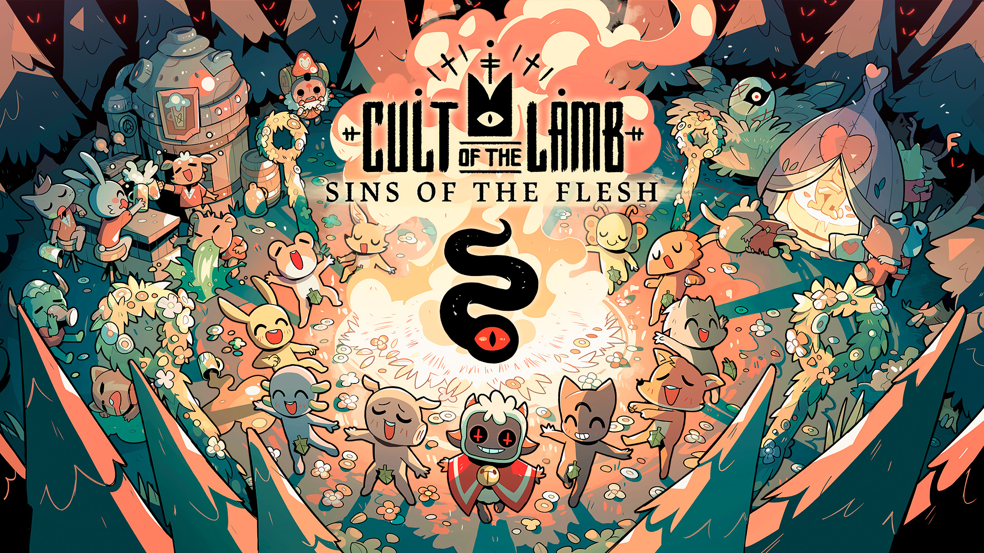 Cult of the Lambs utvecklare berättade om den kommande Sins of the Flesh-uppdateringen. Släpps den 16 januari