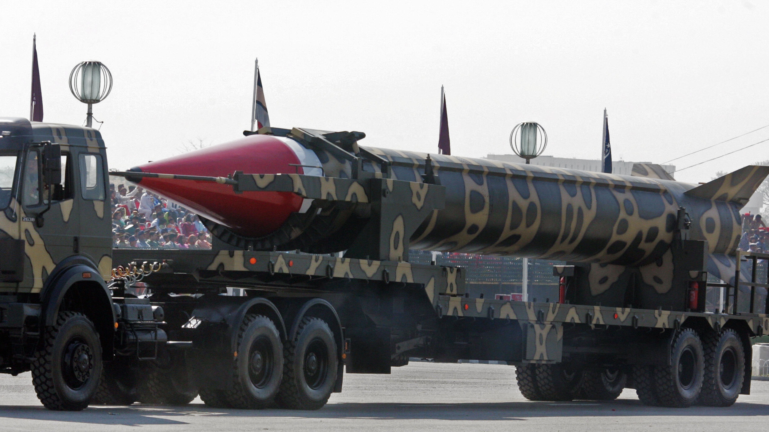 Pakistan testar framgångsrikt den ballistiska missilen Ghauri med flytande bränsle och en räckvidd på 1 500 km