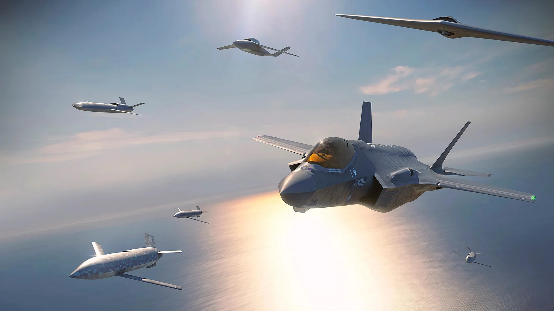 US Air Force kommer att påbörja produktionen av CCA-drönare för femte och sjätte generationens stridsflygplan inom fem år - programmet kommer att få upp till 5,8 miljarder dollar