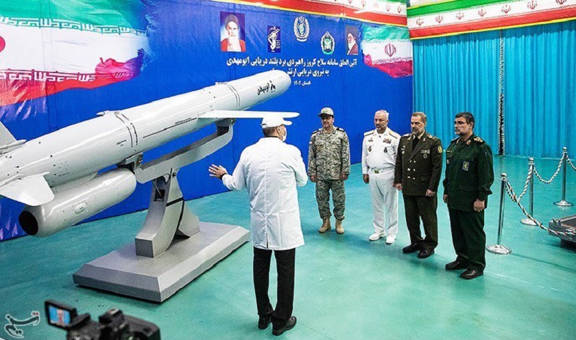 Iran har infört den nya kryssningsroboten Abu Mahdi med artificiell intelligens och en räckvidd på mer än 1 000 kilometer