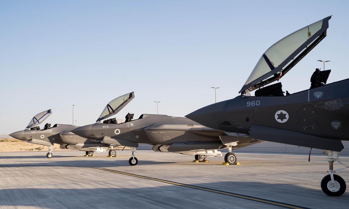 Israel har fått ytterligare tre modifierade F-35I Adir femte generationens stridsflygplan