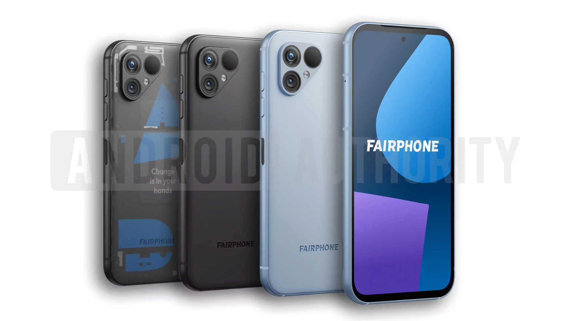 Så här kommer Fairphone 5 att se ut: en smartphone med femårsstöd, dubbelkamera och tre färger