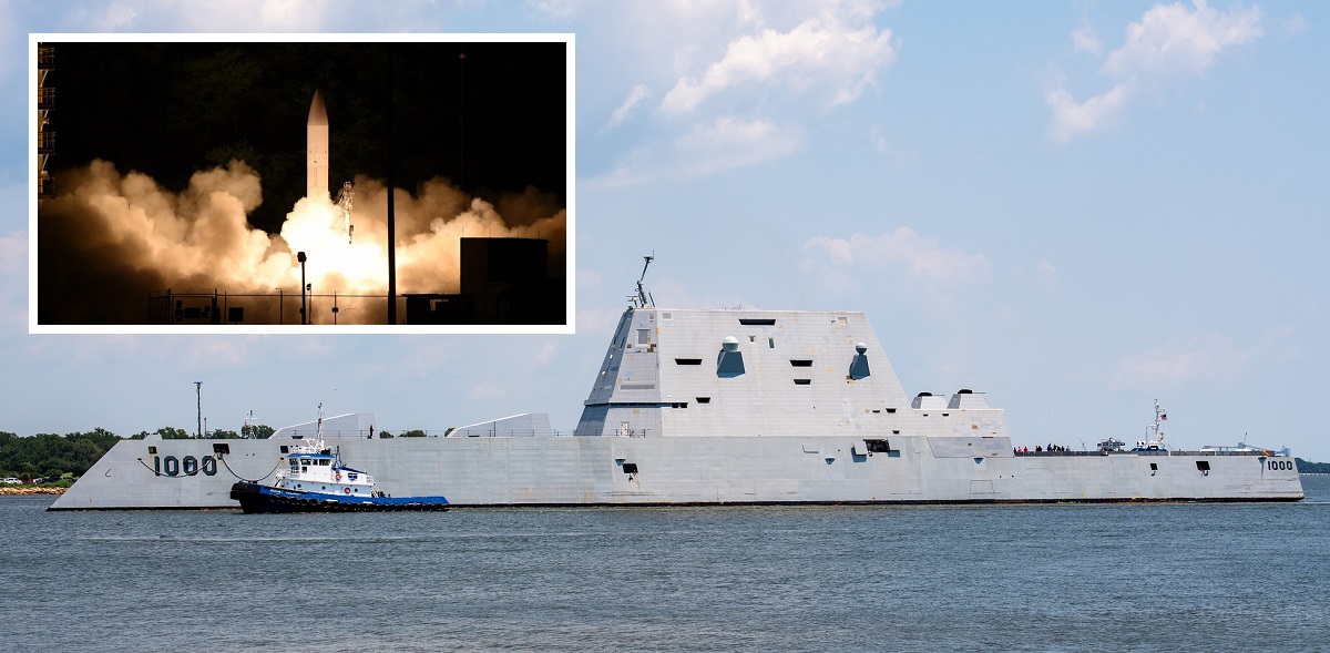 Ingalls Shipbuilding fick 154,8 miljoner dollar för att modernisera USS Zumwalt - USA:s mest avancerade jagare kommer att utrustas med det icke-nukleära vapensystemet Conventional Prompt Strike