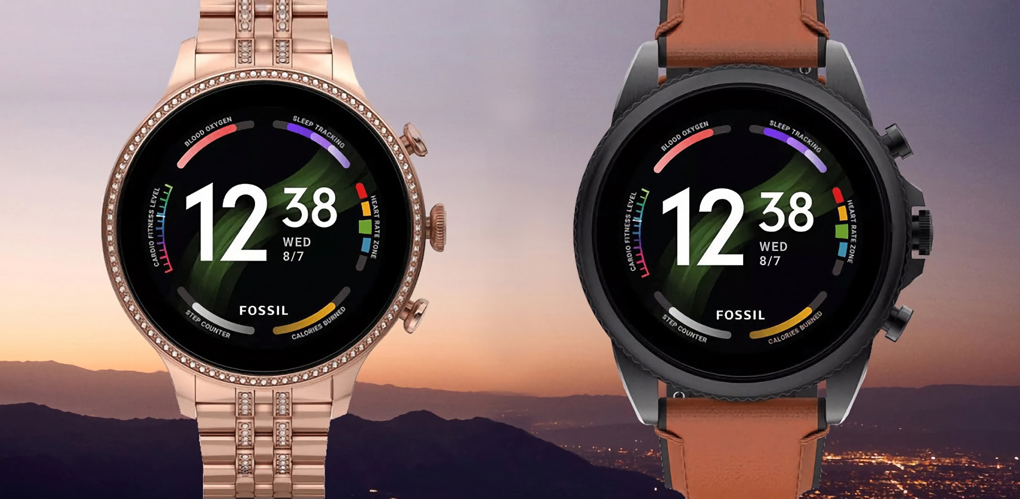 Fossil Gen 6 med 44 mm fodral, Wear OS 3 och Snapdragon Wear 4100+ chip säljs på Amazon för $120 rabatt