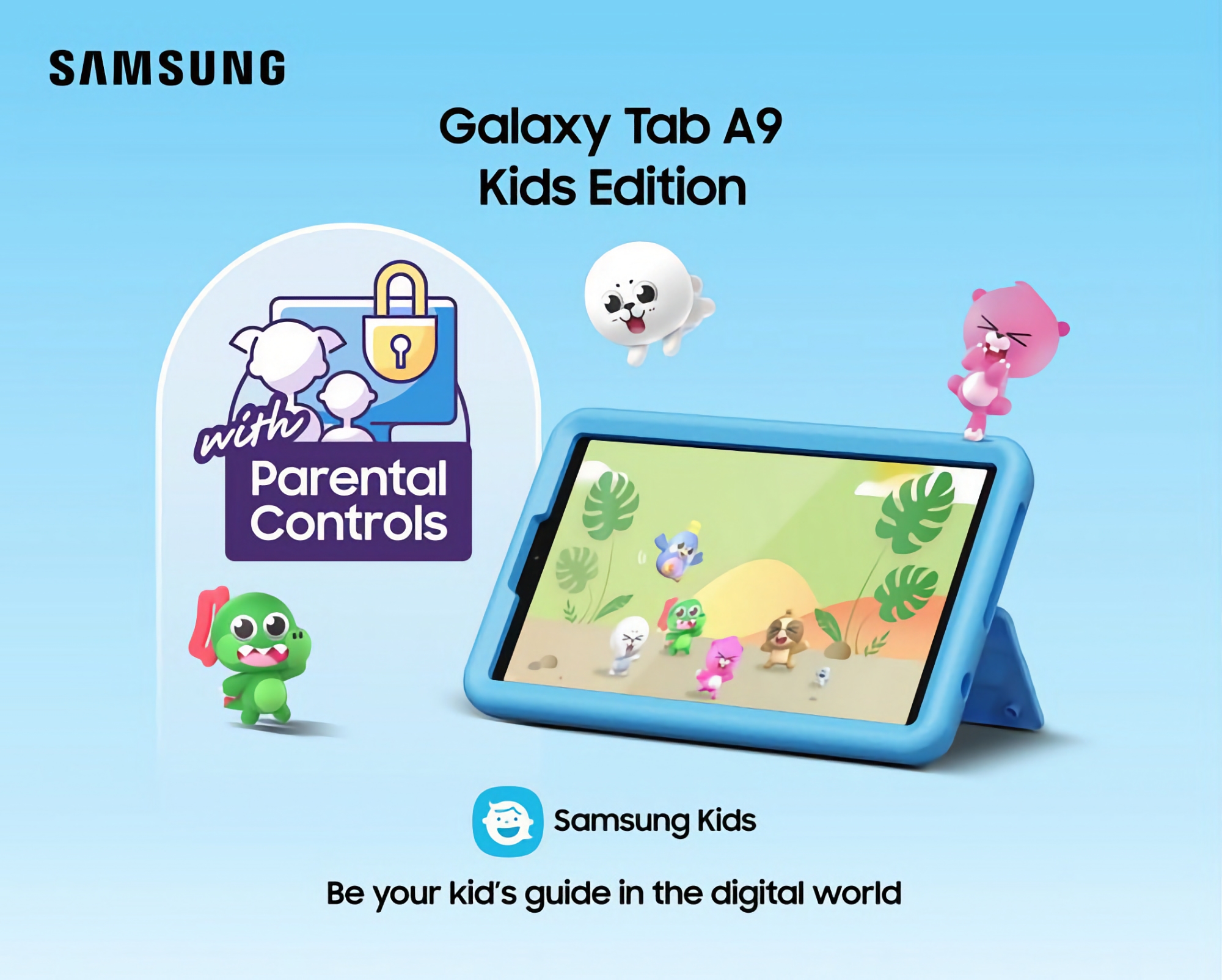 Samsung har presenterat en specialversion av Galaxy Tab A9 för barn