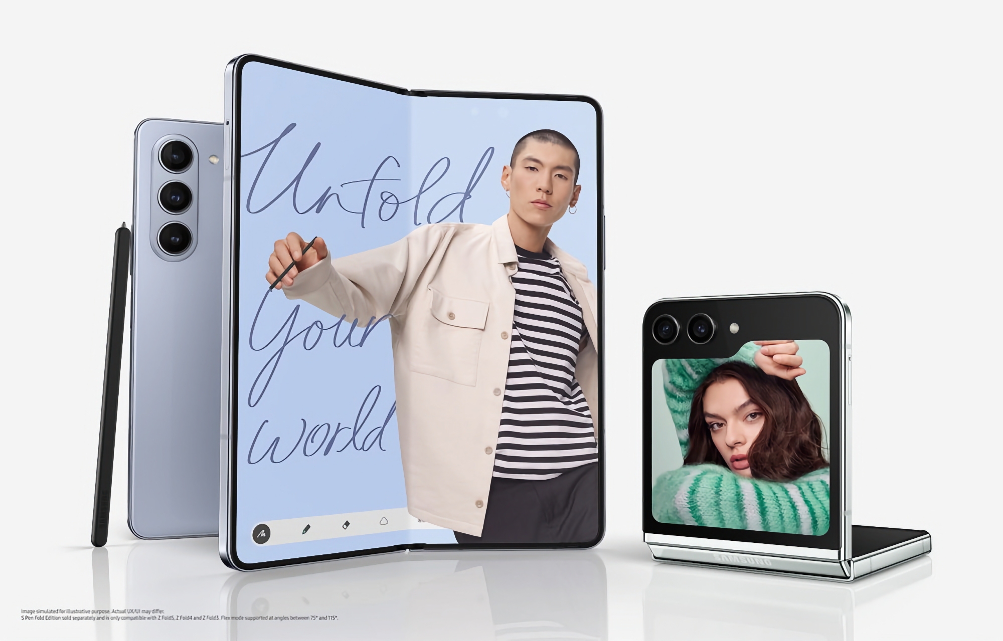 Samsung har släppt en ny mjukvaruversion för Galaxy Flip 5 och Galaxy Fold 5