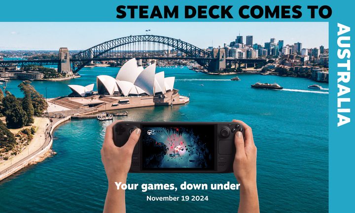 Portabel debut på kontinenten: Steam Deck i Australien kommer att finnas tillgängligt från 19 november