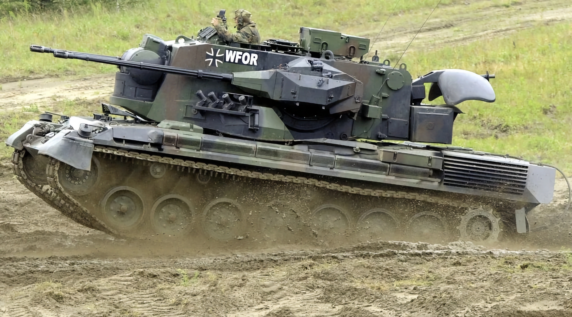 Gepard självgående luftvärnssystem, ammunition till Leopard 2A6 stridsvagnar och UAV:er: Tyskland ger Ukraina nytt vapenpaket