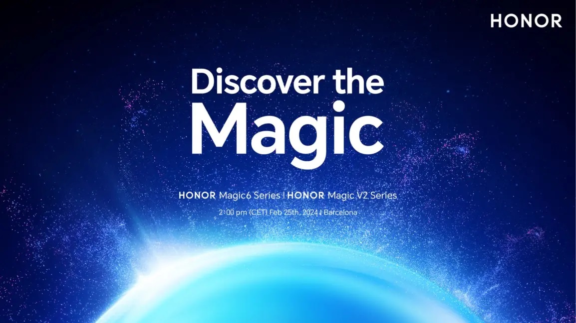 Presentation av HONOR Magic6 Pro och andra HONOR-enheter idag