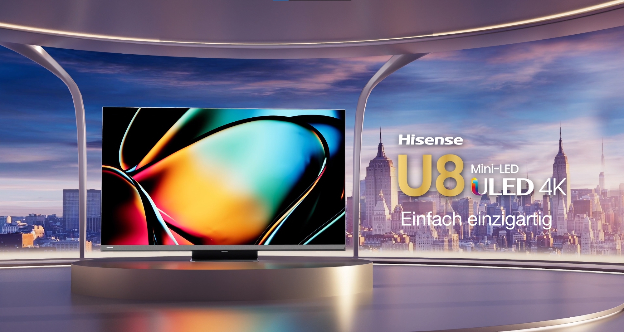 Hisense U8KQ: serie 4K mini-LED-TV-apparater med diagonaler på upp till 75 tum