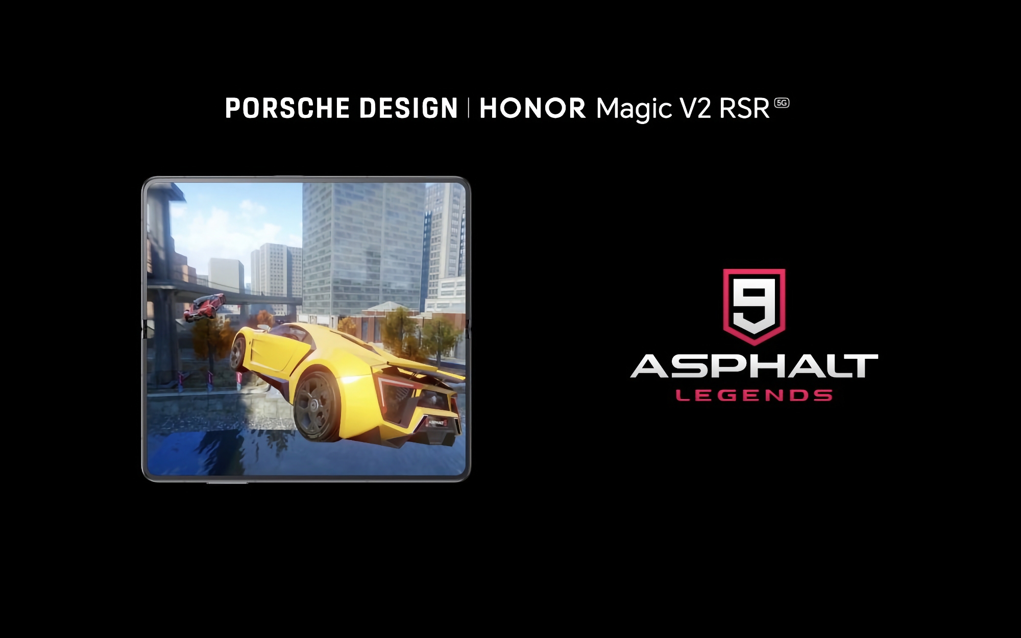Gameloft har släppt en specialversion av Asphalt 9 för den vikbara Porsche Design Honor Magic V2 RSR smartphone med stöd för 120 fps