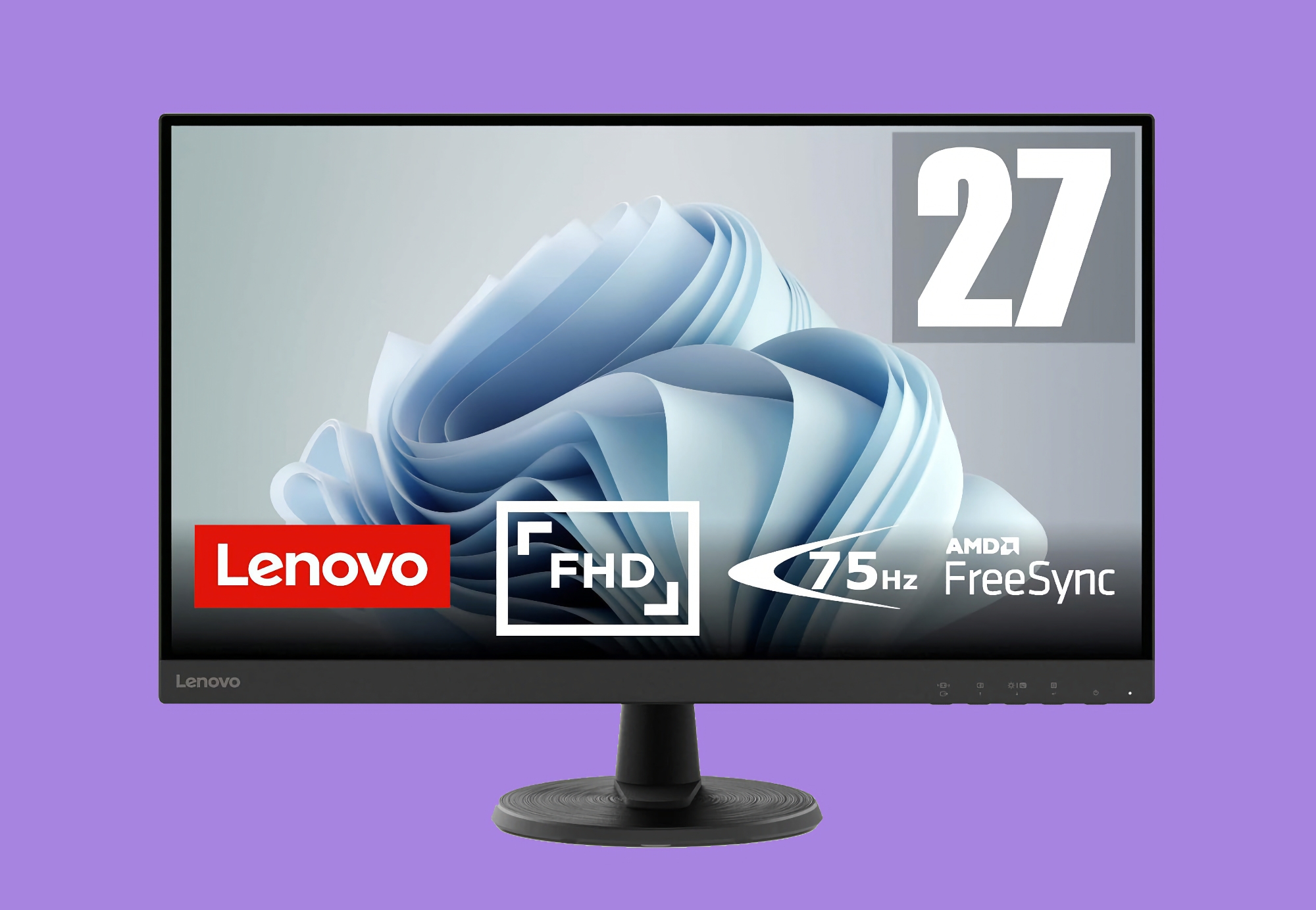 Lenovo D27-45 på Amazon: 27-tums bildskärm med 75Hz uppdateringsfrekvens och 70 € rabatt