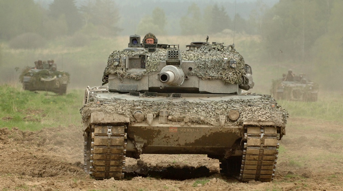 Rheinmetall och Nederländerna ger Ukraina 14 Leopard 2A4-stridsvagnar till ett värde av över 100 miljoner USD