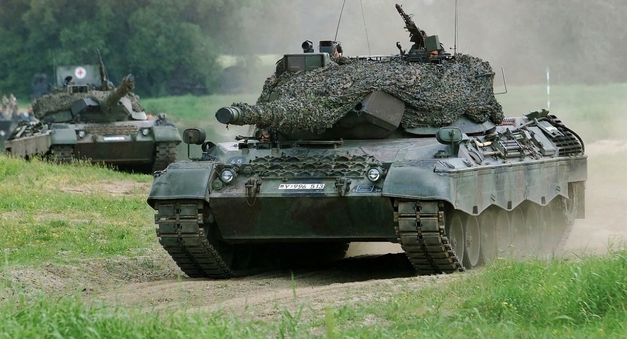 Leopard 1A5DK stridsvagnar har redan anlänt till Ukraina