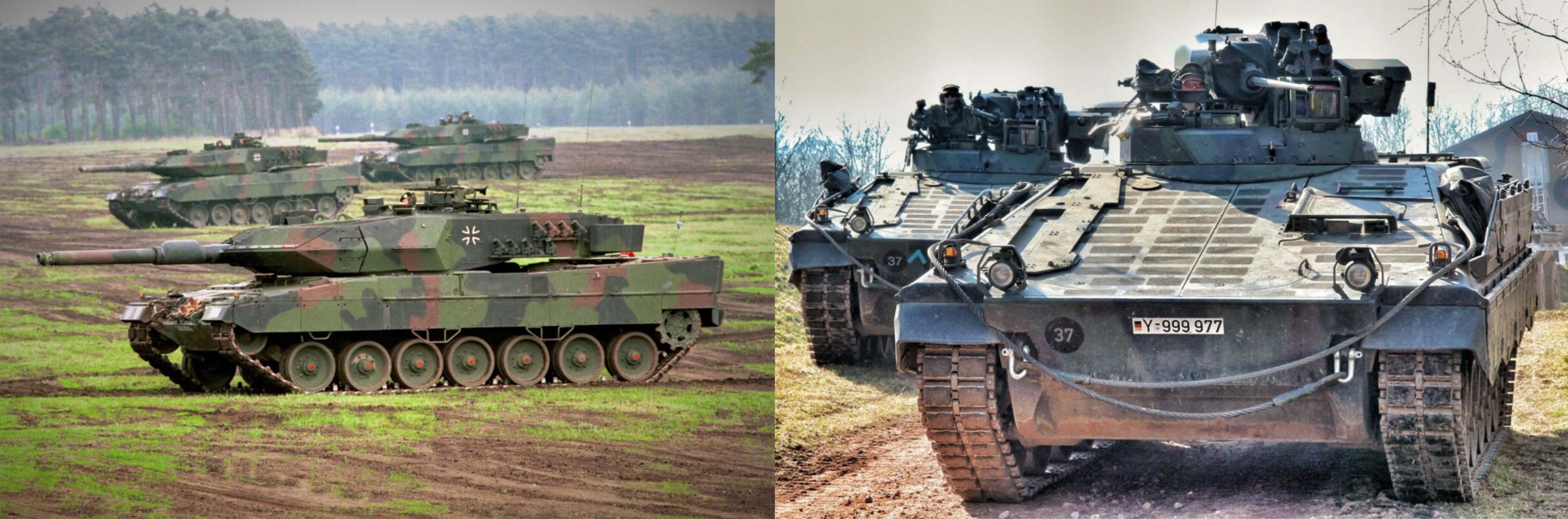 Media: Ukraina ber Tyskland om fler Leopard 2 stridsvagnar och Marder infanteristridsfordon