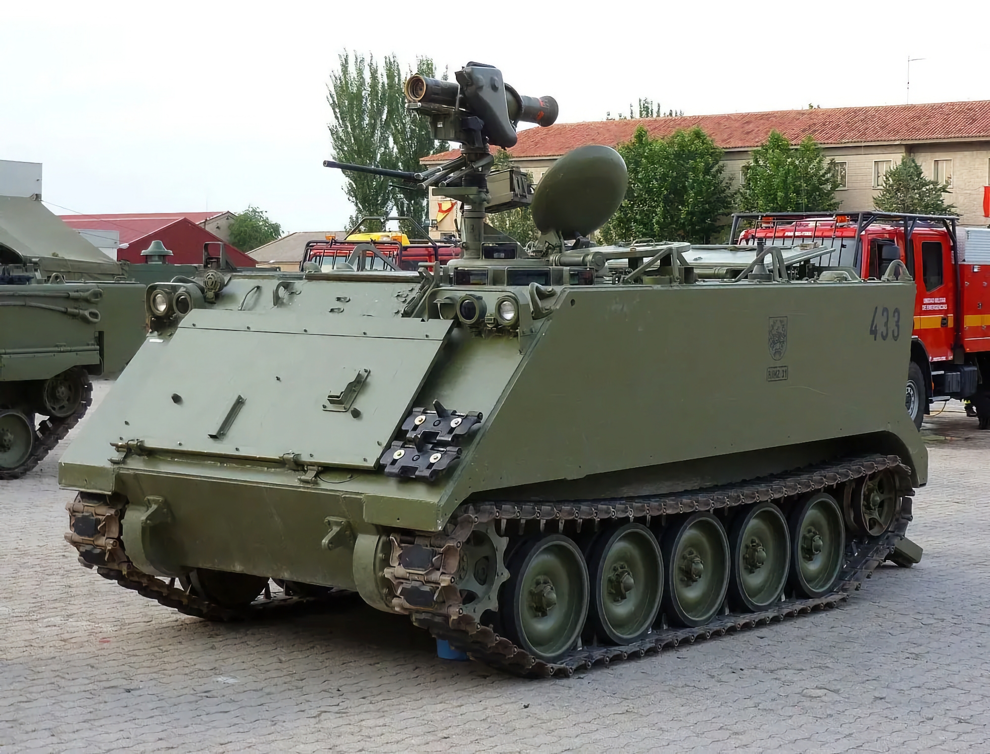 M113 pansarfordon och luftvärnsvapen: Spanien tillkännager nytt militärt stödpaket till Ukraina