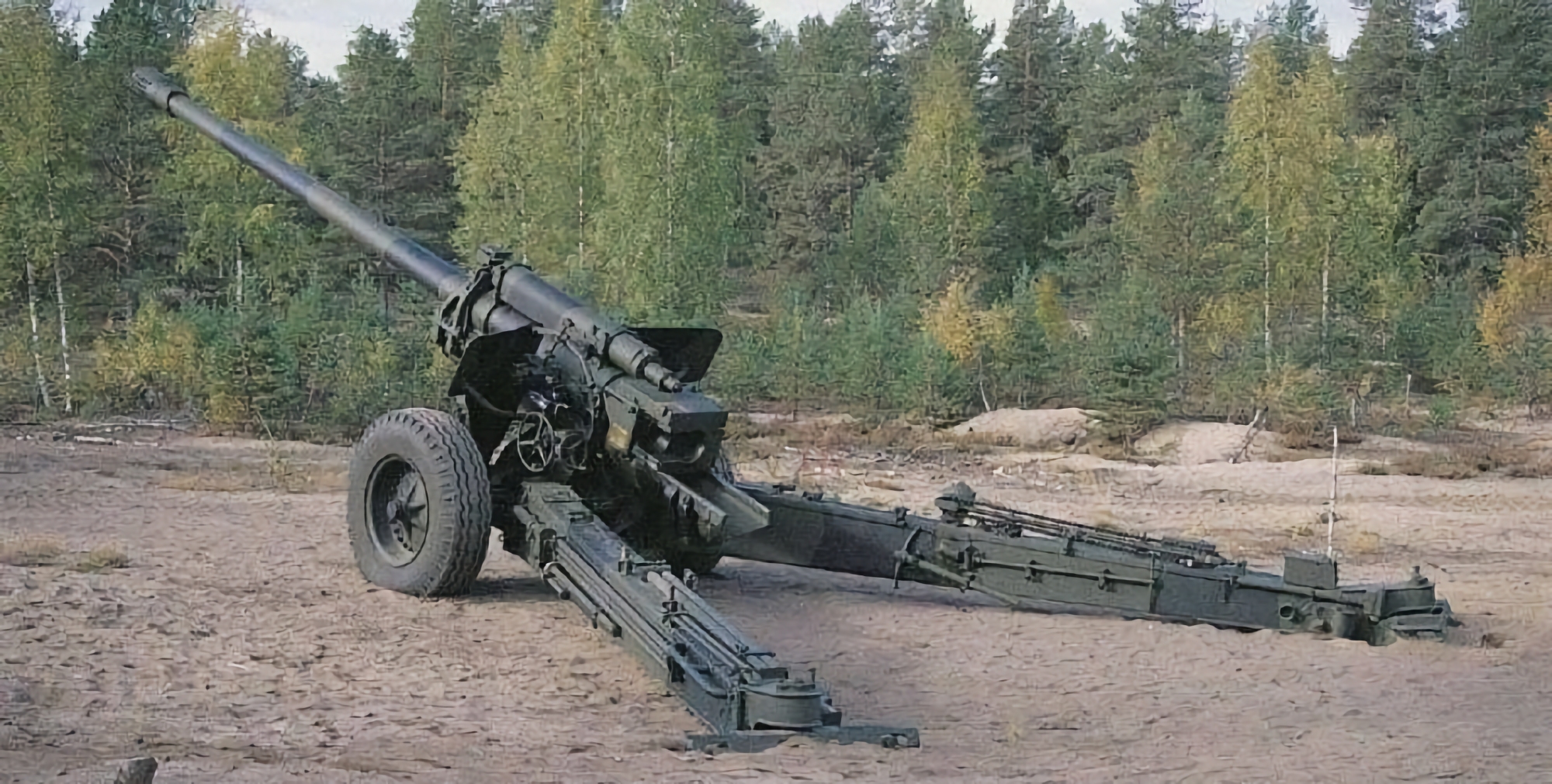 Finland överförde 130 mm M-46 haubitsar till Ukrainas väpnade styrkor