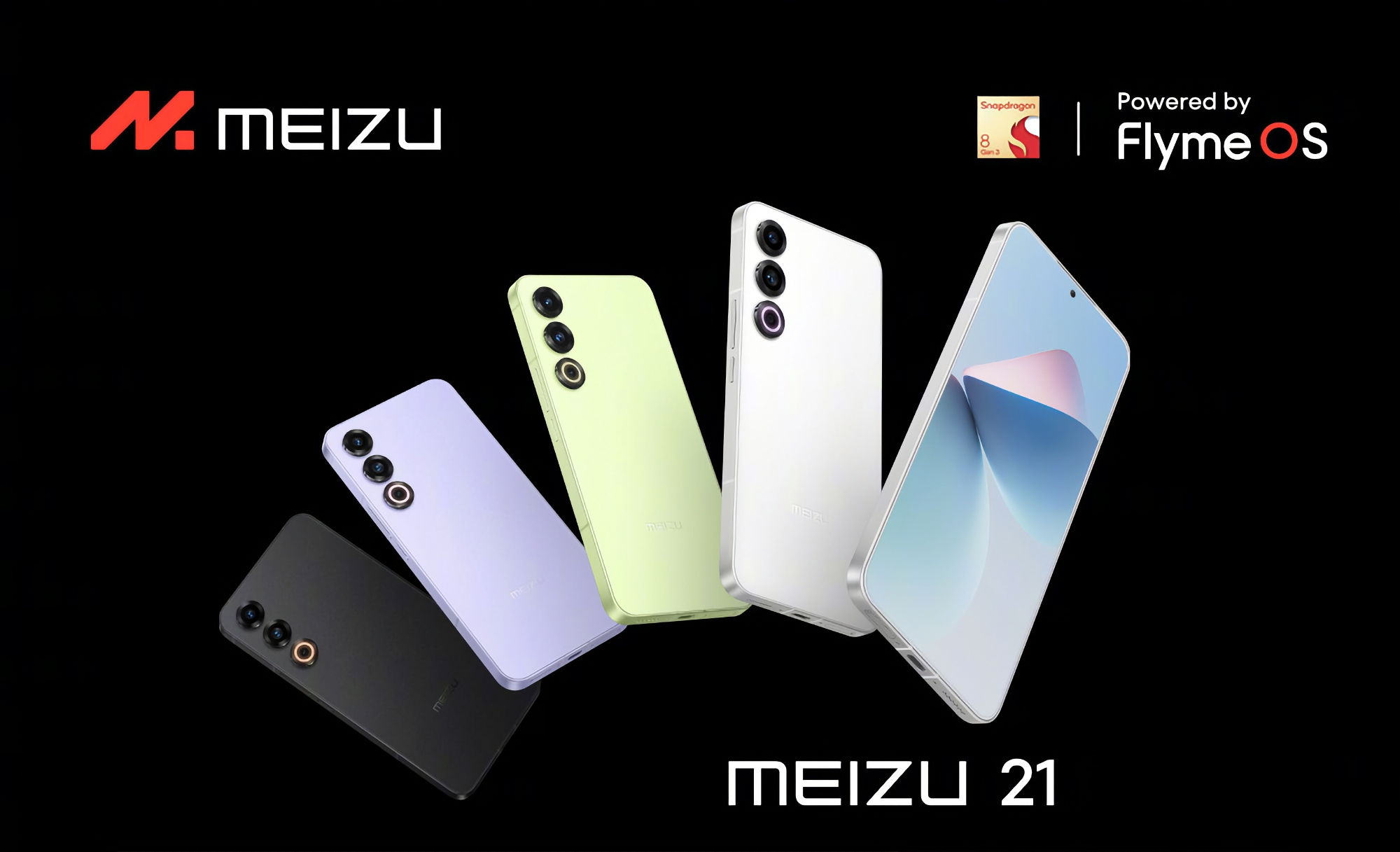 Meizu 21: Snapdragon 8 Gen 3-chip, 200 MP-kamera och RGB-ring för 480 USD