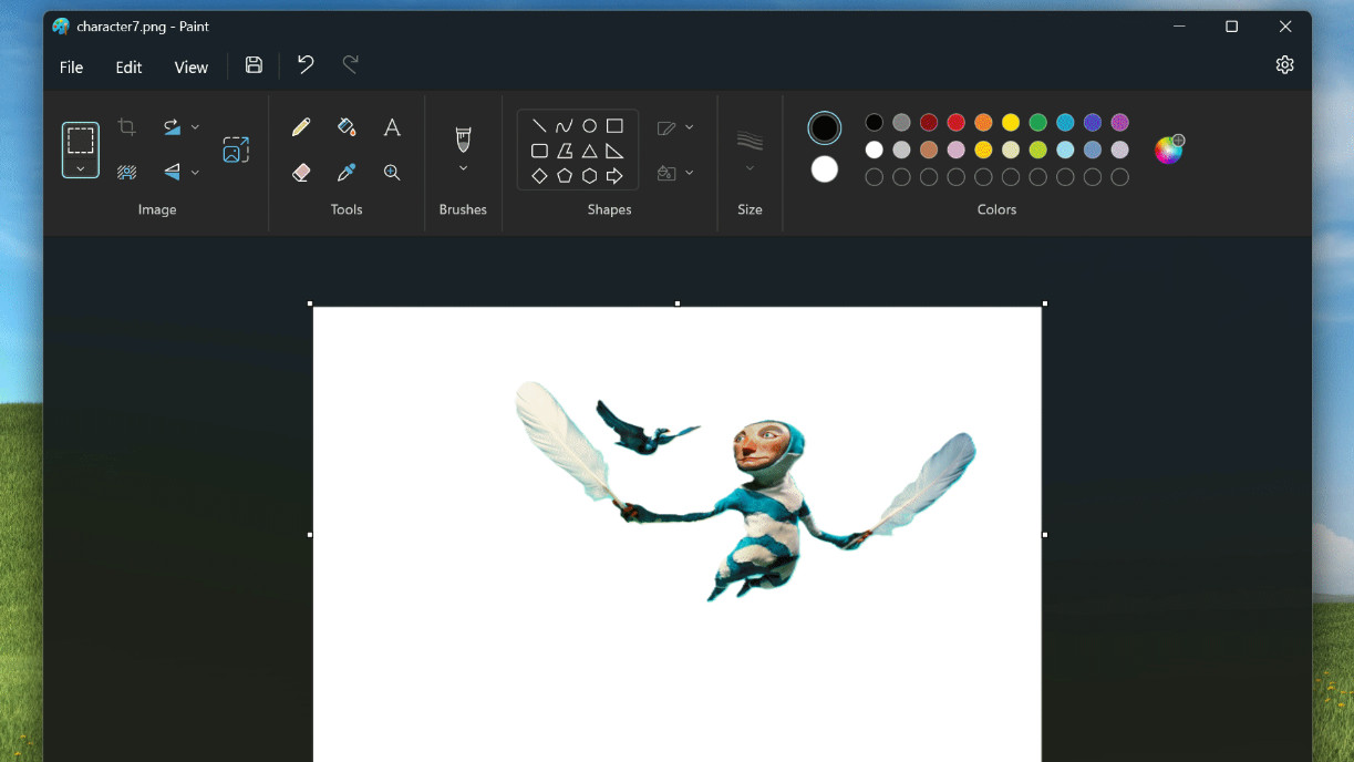 Microsoft har börjat testa funktionen för automatisk borttagning av bakgrund i Paint