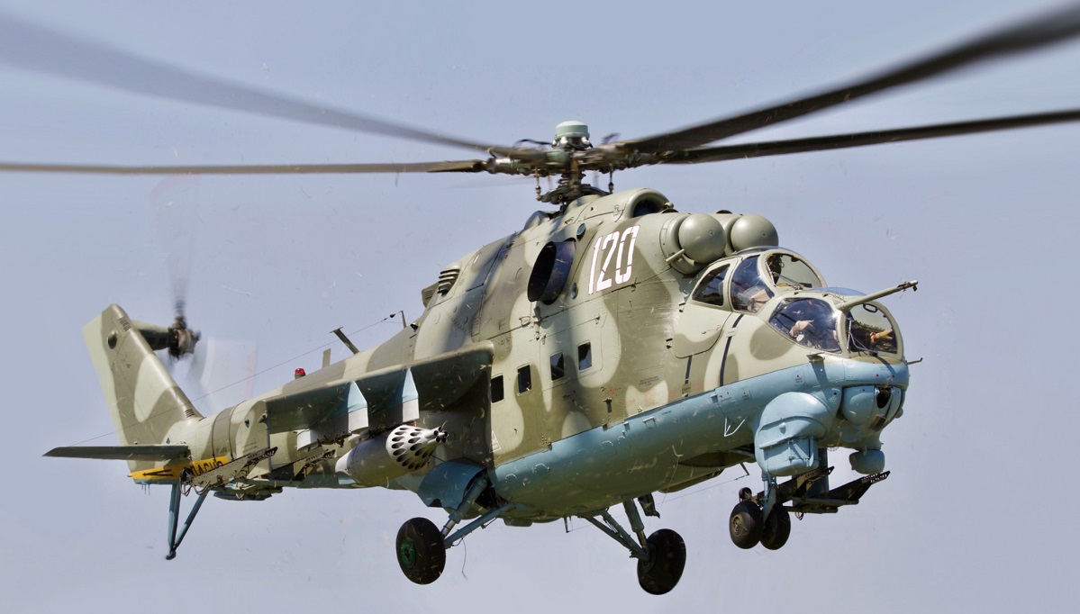 Försvarsmakten förstör rysk Mi-24 attackhelikopter värd över 12 miljoner USD