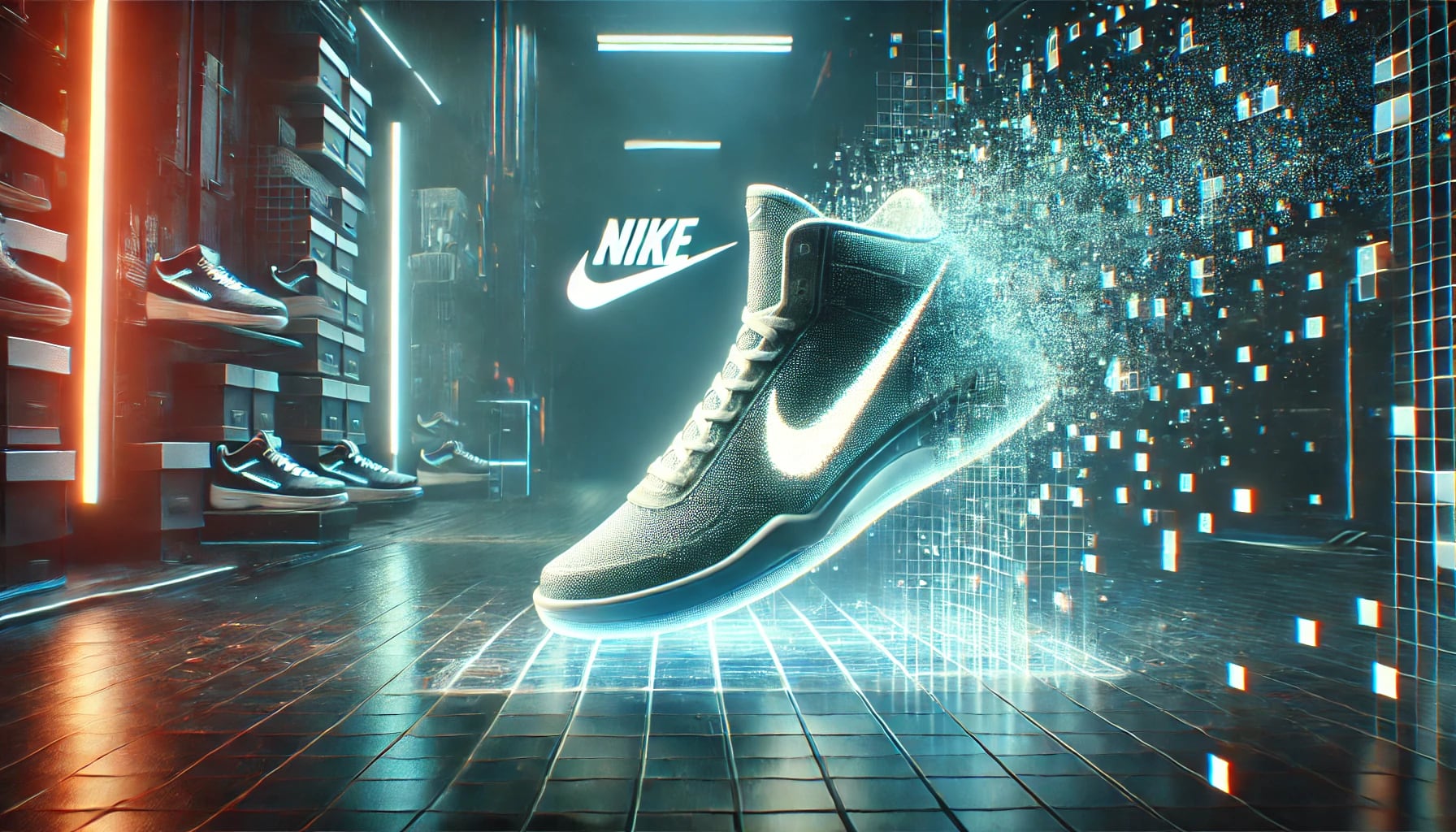 Nike presenterar ett innovativt collage: konst möter sport