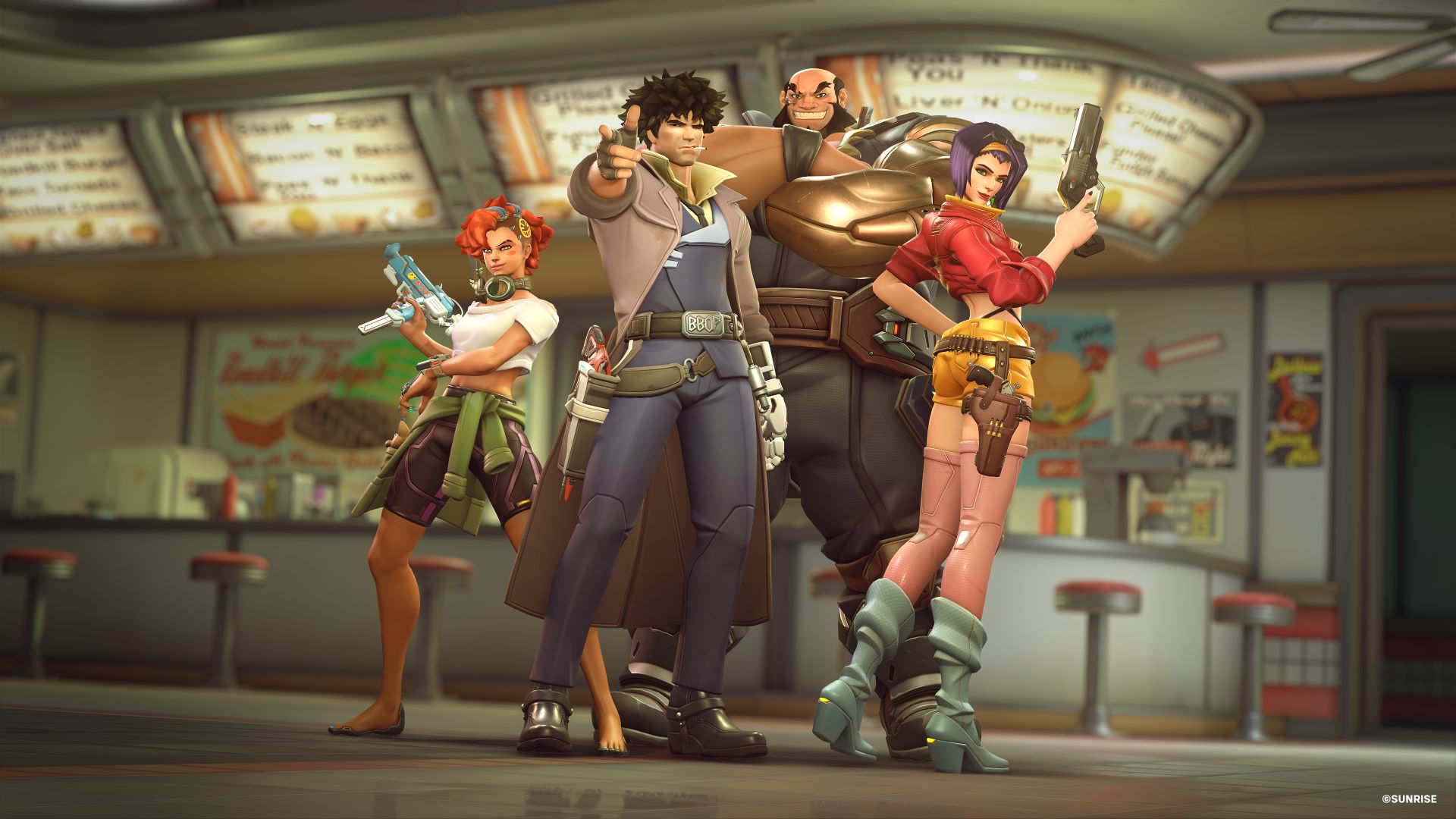 Blizzard har släppt en ny trailer för Overwatch 2, som visar hur spelets karaktärer kommer att se ut med Cowboy Bebop-skins