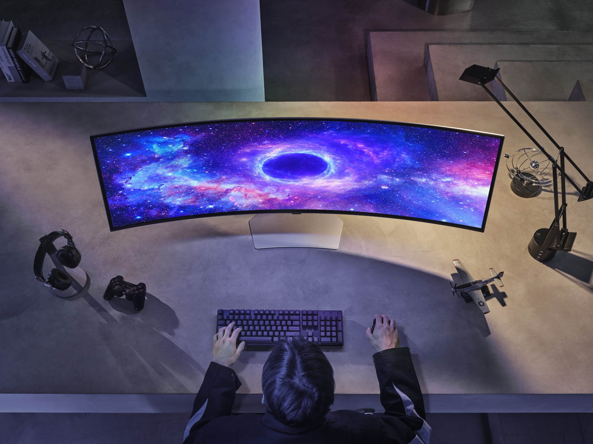 Samsung presenterar ny OLED-monitor Odyssey G9: en titt in i framtidens spelande