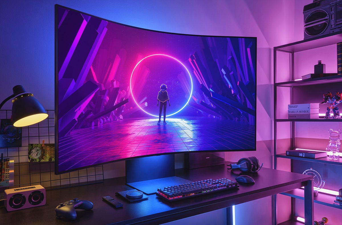 Samsung har presenterat den böjda spelmonitorn Odyssey Ark 2nd Gen för $3000