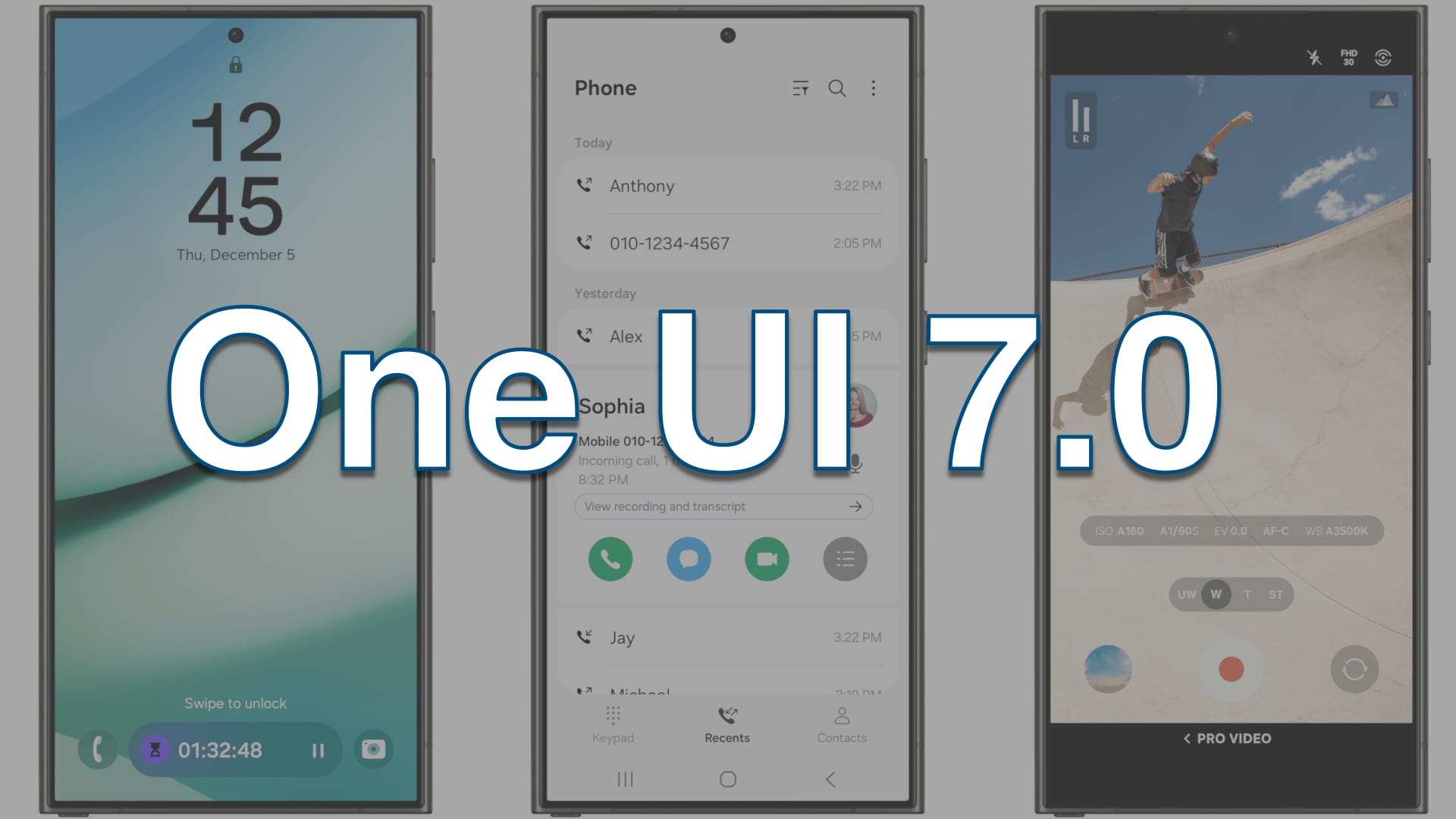 Dyk ner i One UI 7.0: Uppdaterade funktioner och design