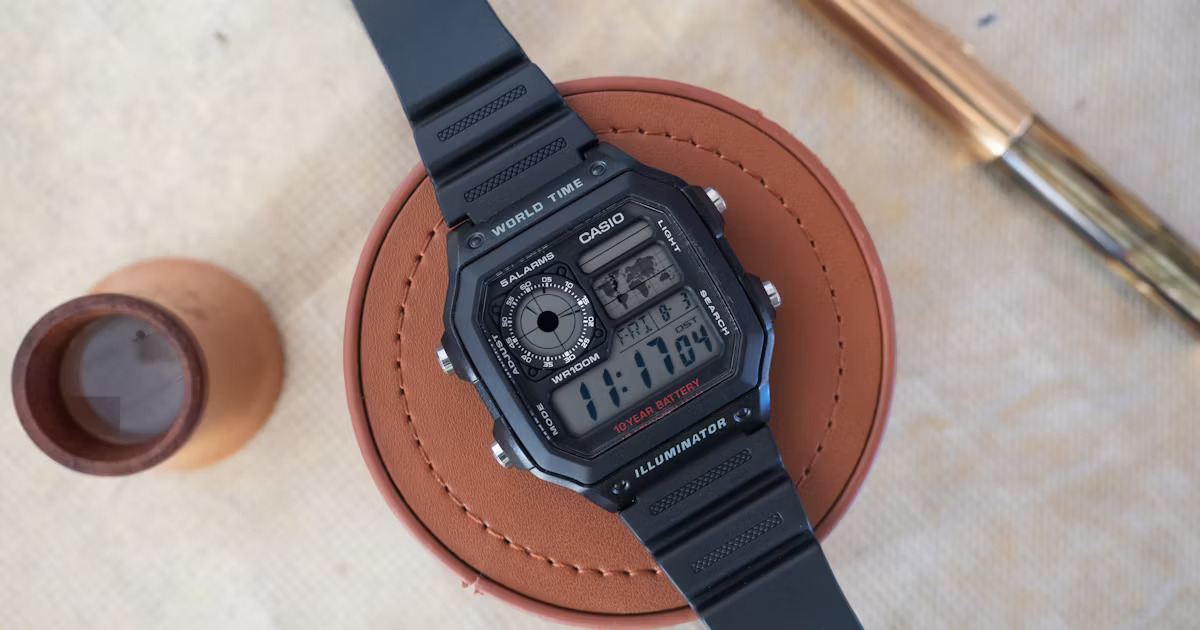 Casio släpper ny AE1200WH-klocka med 10 års batteritid