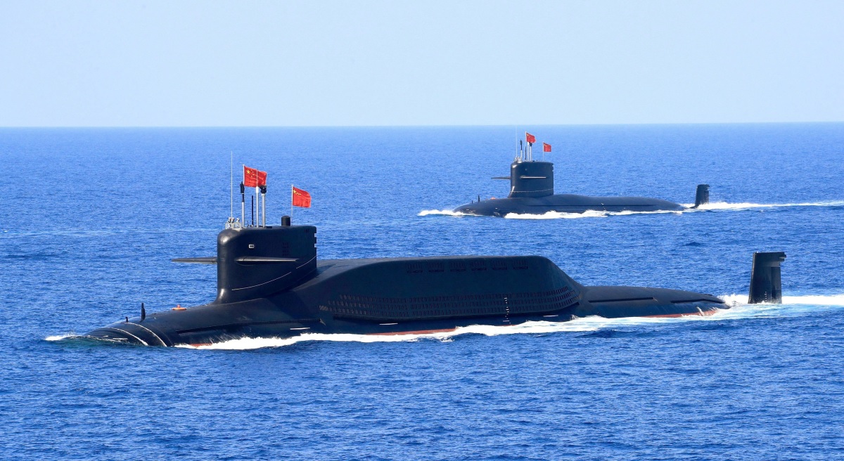 Kina använder rysk teknik för att bygga kärnvapenubåten av typ 096 med interkontinentala ballistiska robotar och kärnstridsspetsar