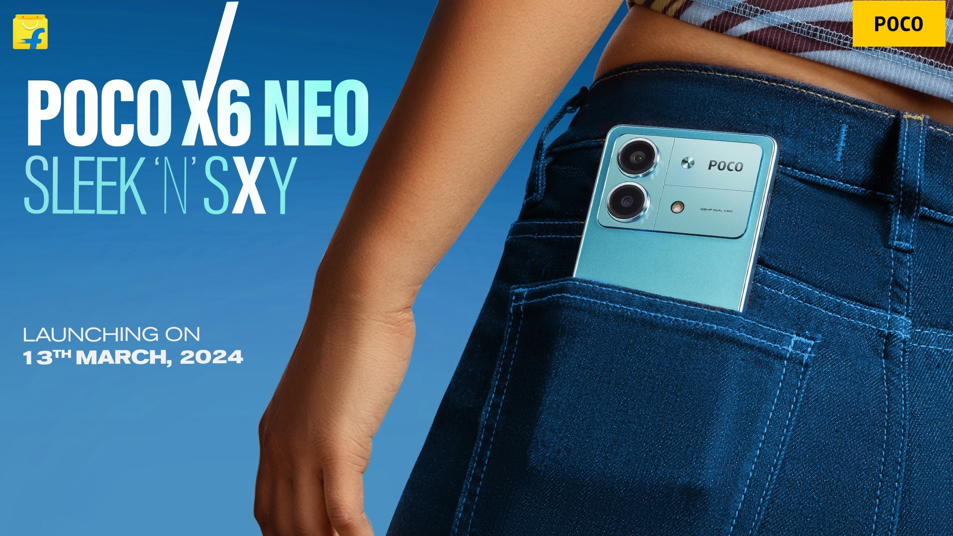 Det är officiellt: POCO X6 Neo med 120 Hz OLED-skärm och MediaTek Dimensity 6080-chip kommer att lanseras den 13 mars