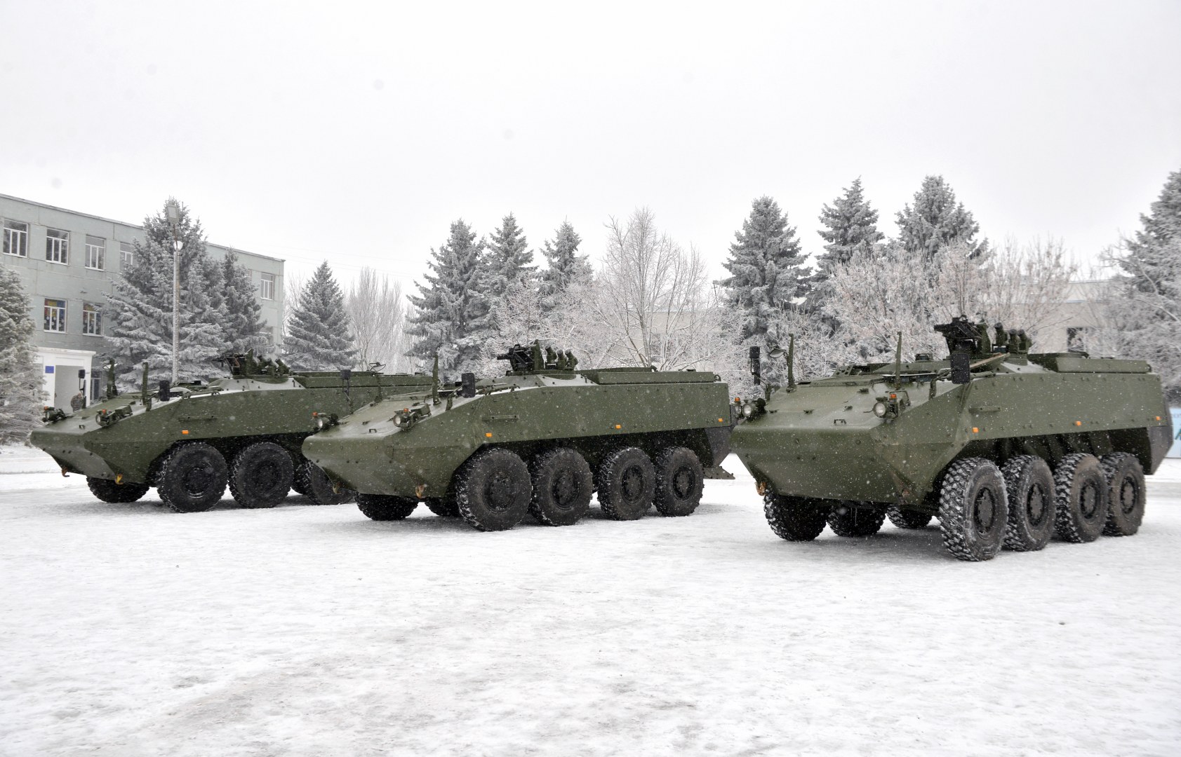 Tyskland överför en ny omgång pansarskyttefordon av typen Piranha till Moldavien