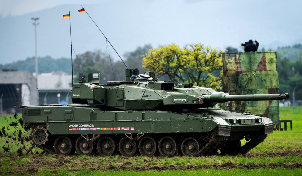 Leopard 2A8-stridsvagnar för Tyskland och Norge kommer att utrustas med Trophy, det mest framgångsrika aktiva försvarssystemet