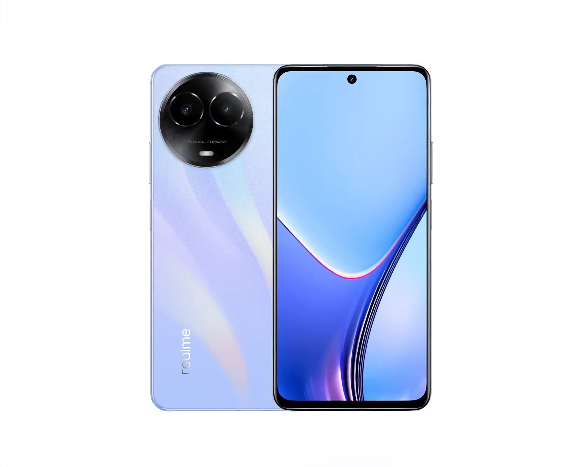 realme V50: budget-smartphone med MediaTek Dimensity 6100 Plus-chip och 120Hz-skärm för 165 USD