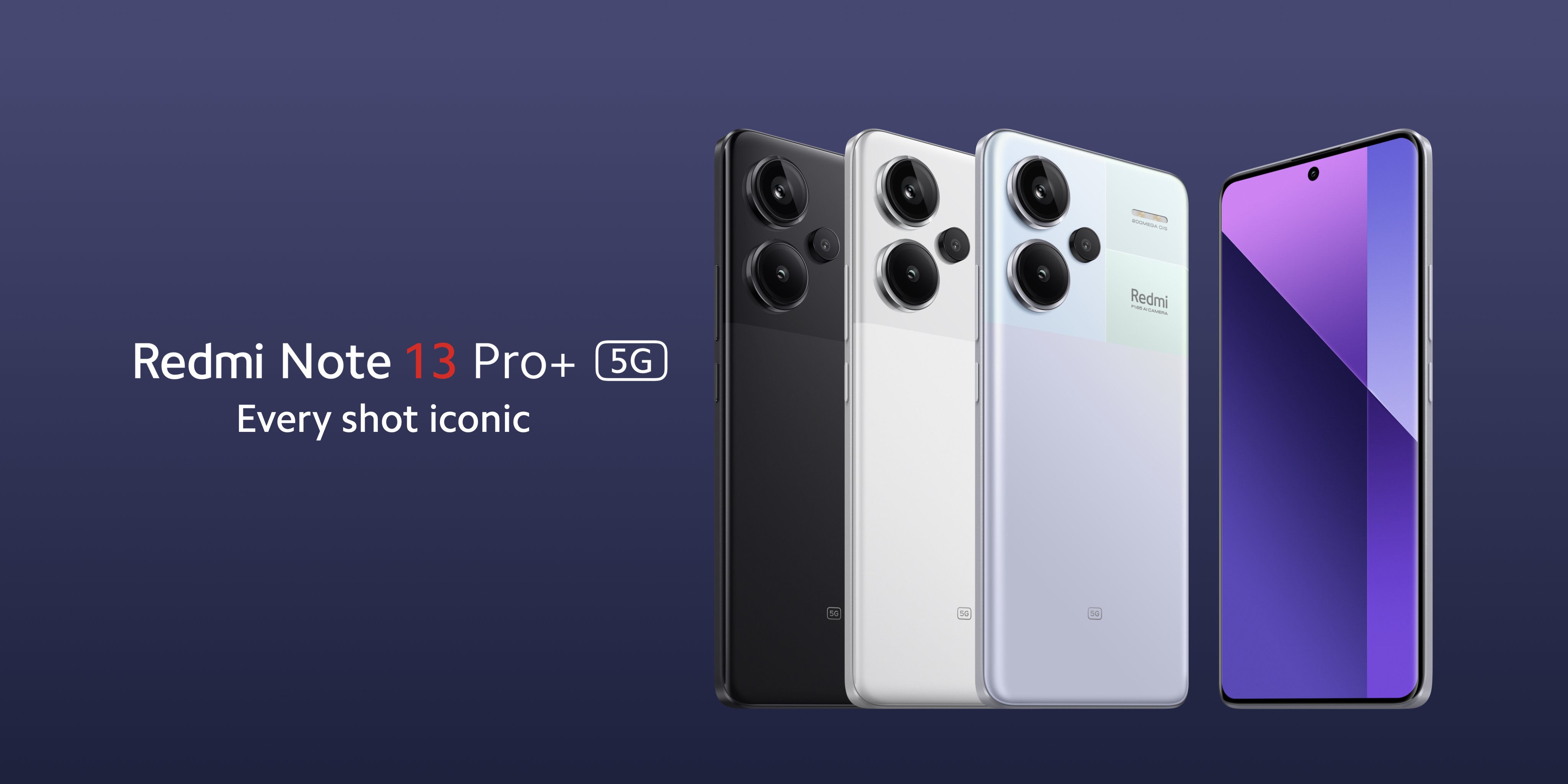 Redmi Note 13 Pro+ med 200 MP kamera, MediaTek Dimensity 7200 Ultra chip och 120W laddning har släppts i Europa